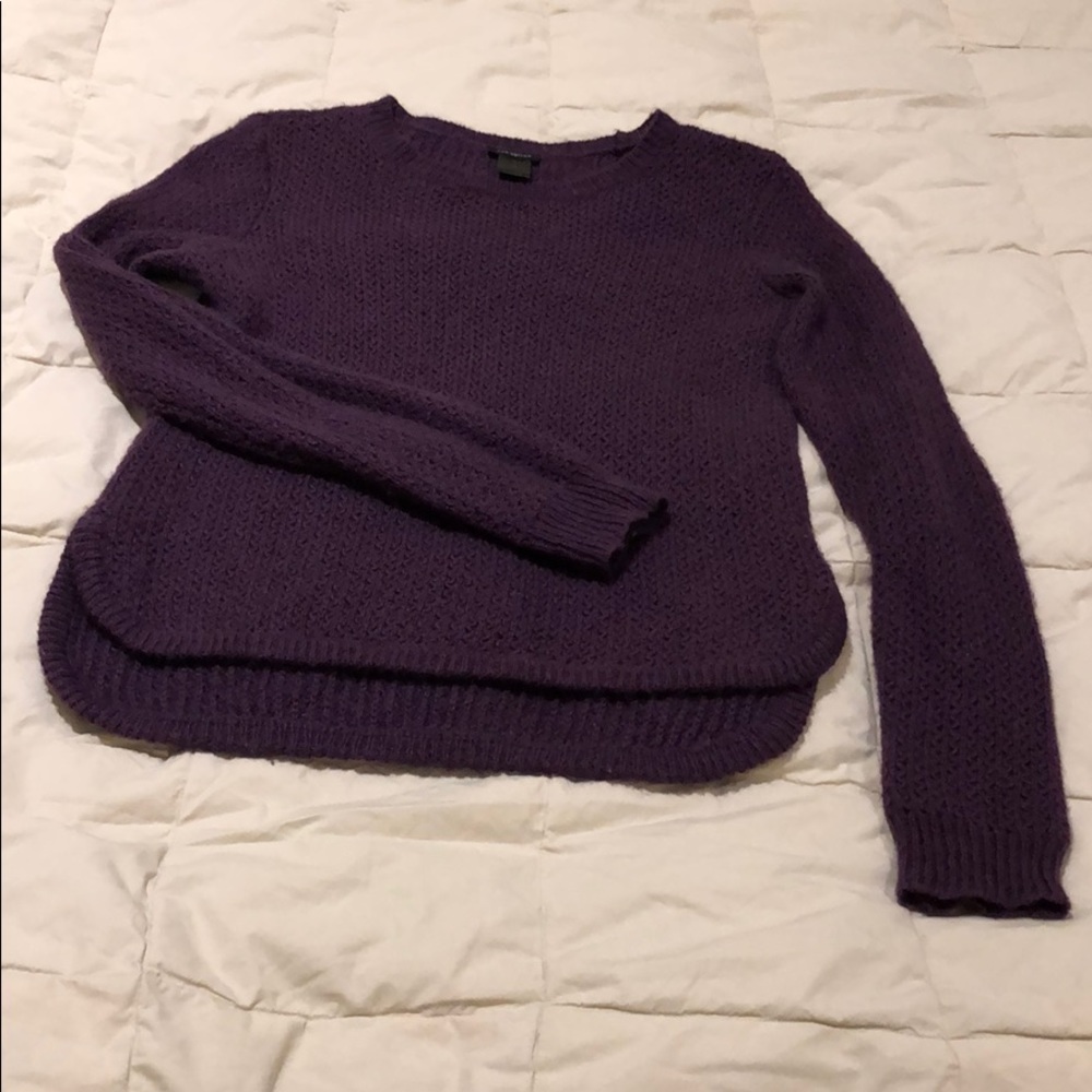 Purple Knitted Sweater